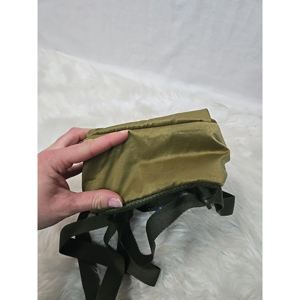 NWT Adidas Backpack Mini‎ Daypack  Green Bronze GN2119 NEW Oil slick $35 MSRP - Picture 4 of 8
